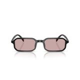 Emporio Armani Erkek Ea4253u Evrensel Fit Dikdörtgen Güneş Gözlüğü, Parlak Siyah/Pembe, 54 mm