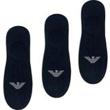 Emporio Armani Erkek Esnek Pamuklu Kartal Logo Detaylı Üçlü Paket Lacivert Çorap EM000548 AF23600-MB153 - L - XL
