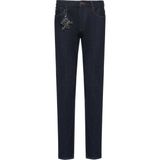 Emporio Armani Erkek Esnek Pamuklu Normal Kalıp Düz Paça Lacivert Jeans EM000668 AF19390-MB001 - 31 / 32