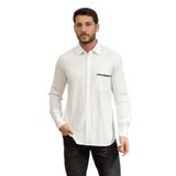 Emporio Armani Erkek Gömlek, Beyaz, XL Beden