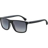 Emporio Armani Erkek Güneş Gözlüğü 0EA4033-5229T356 Polarize Cam ve Mat Siyah Çerçeve ile Şık Tasarım