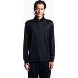 Emporio Armani Erkek Hafif Nefes Alabilen Pamuklu Kumaş Normal Kesim Logo Detaylı Uzun Kollu Lacivert Polo Yaka T-Shirt EM004590 AF10017-UB118 - XL