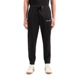 Emporio Armani Erkek İmza Logo Streç Poli Viskon Jogger Pantolon, Siyah, XS