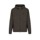 EMPORIO ARMANI Erkek Kapüşonlu Mont, Basic Siluet, Yeşil, 56 Beden