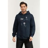 Emporio Armani Erkek Kapüşonlu Sweatshirt, Lacivert, M Beden