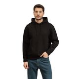 Emporıo Armanı Erkek Kapüşonlu Sweatshirt,Black + Emb Allover Eagle Xl