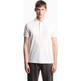 Emporio Armani Erkek Kartal Logolu Normal Kalıp Pike Pamuklu Kısa Kollu Beyaz Polo Yaka T-Shirt EM003171 AF13742-U0003 - XL