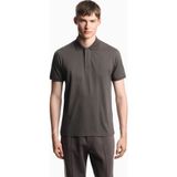 Emporio Armani Erkek Kartal Logolu Normal Kalıp Pike Pamuklu Kısa Kollu Gri Polo Yaka T-Shirt EM003171 AF13742-U8143