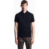 Emporio Armani Erkek Kartal Logolu Normal Kalıp Pike Pamuklu Kısa Kollu Lacivert Polo Yaka T-Shirt EM003171 AF13742-UB118 - XL