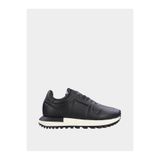 Emporio Armani Erkek Kaydırmaz Yüksek Rahat Taban Süet Siyah Sneaker EM003740 AF19726-MC005