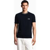 Emporio Armani Erkek Kısa Kol Bisiklet Yaka Pamuklu Düz Model Lacivert T-Shirt EM002965 AF12955-UB118 - XL