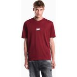 Emporio Armani Erkek Kısa Kol Bisiklet Yaka Regular Fit Kırmızı T-Shirt EM007040 AF10017-U5087 - XL