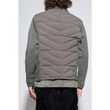 Emporio Armani Erkek Kuş Tüyü Dolgulu Kapitone Desenli Örme Kol Detaylı Gri Ceket EM003426 AF17823-U8143 - 52
