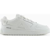 Emporio Armani Erkek Logo İmzalı Nefes Alabilir Üst Yüzey Rahat Taban Deri Beyaz Sneaker EM003670 AF19554-U0011