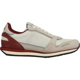 Emporio Armani Erkek Logolu Normal Kalıp Bağcıklı Günlük Kırmızı Sneaker X4X537 XN730-T410