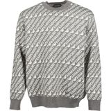Emporio Armani Erkek Marka Logo Detaylı Bisiklet Yaka Regular Fit Gri Kazak 6R1MU2 1MMKZ-F430 - 2XL