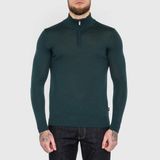 Emporio Armani Erkek Marka Logo Detaylı Dik Yaka Fermuar Kapamalı Haki Kazak 8N1MUX 1MJXZ-0586 - 2XL