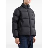 Emporio Armani Erkek Marka Logo Detaylı Şişme Dik Yaka Siyah Ceket 6D1BF6 1NQTZ-0999 - 54