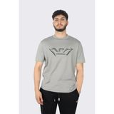 Emporio Armani Erkek Marka Logolu Basic Bisiklet Yaka Kısa Kollu Gri T-Shirt 6D1TQ7 1JOCZ-06A7 - XL