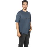 Emporio Armani Erkek Marka Logolu Kısa Kol Yuvarlak Yaka Mavi T-Shirt 6D1TR9 1JOSZ-09T6 - XL