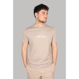 Emporio Armani Erkek Marka Logolu Organik Pamuklu Kısa Kollu Bej T-Shirt 3D1TG8 1JOCZ-06G8 - XL