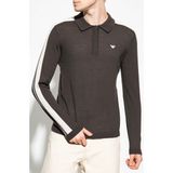 Emporio Armani Erkek Marka Logolu Uzun Kollu Rahat Kahverengi Kazak 6R1MU1 1MMHZ-05A6 - 2XL