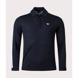 Emporio Armani Erkek Marka Logolu Uzun Kollu Rahat Lacivert Kazak 6R1MU1 1MMHZ-0920 - 3XL