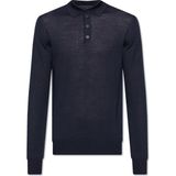 Emporio Armani Erkek Marka Logolu Uzun Kollu Slim Fit Lacivert Kazak 8N1F43 1M67Z-0922 - 48