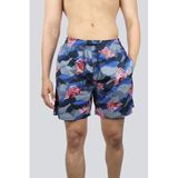 EMPORIO ARMANI Erkek Mid Boxer Mayo, Mavi (Camu Blue)/Kartallar, S
