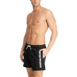Emporio Armani Erkek Nakış Logo Yüzme Boxer Beachwear, siyah, 48
