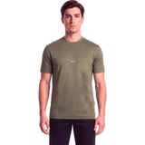Emporio Armani Erkek Normal Kalıp Logo Işlemeli Kısa Kollu Haki T-Shirt EM007353 AF10017-M7312 - XL
