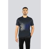 Emporio Armani Erkek Normal Kalıp Pamuklu Esnek Kumaş Logo Detaylı Kısa Kollu Lacivert T-Shirt EM002946 AF10761-UB118 - XL