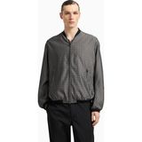 Emporio Armani Erkek Normal Kalıp Uzun Kollu Kartal Motifli Gri Ceket EM003382 AF18696-FC227 - 46