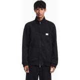 Emporio Armani Erkek Normal Kesim Fermuarlı Dik Yakalı Metal Plaka Logolu Uzun Kollu Siyah1 Ceket EM006821 AF17545-UC001 - 3XL