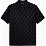 Emporio Armani Erkek Normal Kesim Logo Baskılı Kısa Kollu Siyah Polo Yaka T-Shirt EM007339 AF10017-FC375
