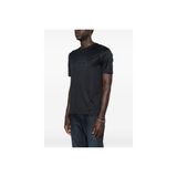 Emporio Armani Erkek Normal Kesim Yuvarlak Yakalı Logo Desenli Kısa Kollu Lacivert T-Shirt EM004581 AF10017-UB118 - XL