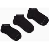 Emporio Armani Erkek Pamuklu Bileği Lastikli Kısa 3'lü Siyah1 Çorap EM000550 AF12276-MC215 - S - M