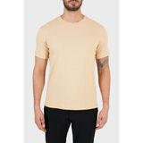 Emporio Armani Erkek Pamuklu Bisiklet Yaka Bej T-Shirt 3K1T7P 1Jm8Z-112 - 3XL