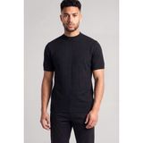 Emporio Armani Erkek Pamuklu Bisiklet Yaka Kısa Kollu Siyah Kazak EM004671 AF23759-UC001 - 2XL