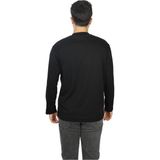 Emporio Armani Erkek Pamuklu Logo Detaylı Rahat Siyah T-Shirt 6D1TDU 1JWZZ-0039 - 2XL