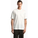 Emporio Armani Erkek Pamuklu Oversize Yuvarlak Yakalı Kısa Kollu Beyaz T-Shirt EM002938 AF18312-U0003 - XL