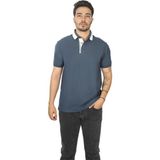 Emporio Armani Erkek Pamuklu Polo Yaka Kısa Kollu Günlük Kullanım Mavi1 Polo Yaka T-Shirt 6D1F95 1JCYZ-07B2