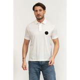 Emporio Armani Erkek Polo Yaka T-Shirt, Beyaz, M Beden