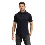 Emporio Armani Erkek Polo Yaka T-Shirt, Kartal Logolu, Pike Pamuklu, Kısa Kollu, Lacivert, L Beden