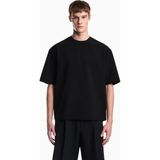 Emporio Armani Erkek Rahat Kesim Yuvarlak Yakalı Kısa Kollu Siyah T-Shirt EM006847 AF28011-UC001 - 3XL