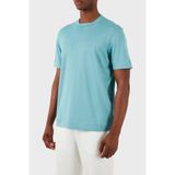 Emporio Armani Erkek Regular Fit Bisiklet Yaka Kısa Kol T-Shirt, Turkuaz, L