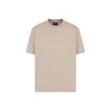 Emporio Armani Erkek Regular Fit Bisiklet Yaka Kısa Kollu T-Shirt, Bej, L
