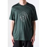 Emporio Armani Erkek Regular Fit Desenli Yuvarlak Yakalı Kısa Kollu Yeşil T-Shirt EM004995 AF13747-U7263