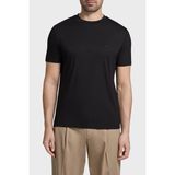 Emporio Armani Erkek Regular Fit Ipek Karışımlı Kartal Logo Figürlü Kısa Kollu Siyah T-Shirt EM004586 AF13721-UC001 - 3XL