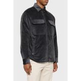 EMPORIO ARMANI Erkek Regular Fit Kadife Blazer Ceket, Gri, 50 Beden